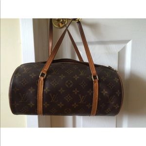 AUTHENTIC VINTAGE LOUIS VUITTON MONOGRAM BARREL